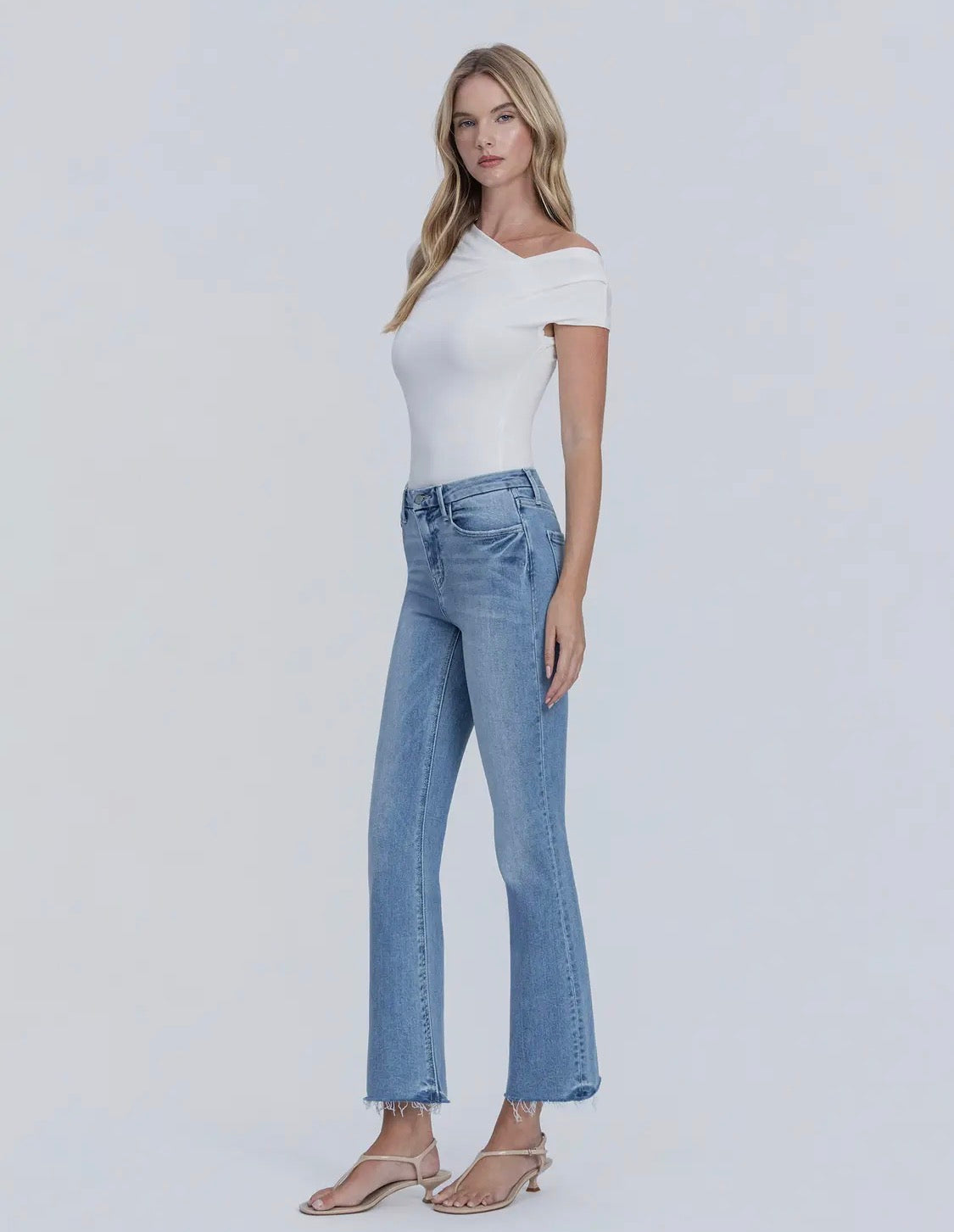 Women's Vervet High Rise Medium Wash Kick
Flare Jeans