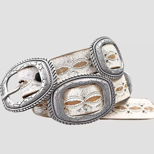Women’s Wrangler Distressed Leather Belt