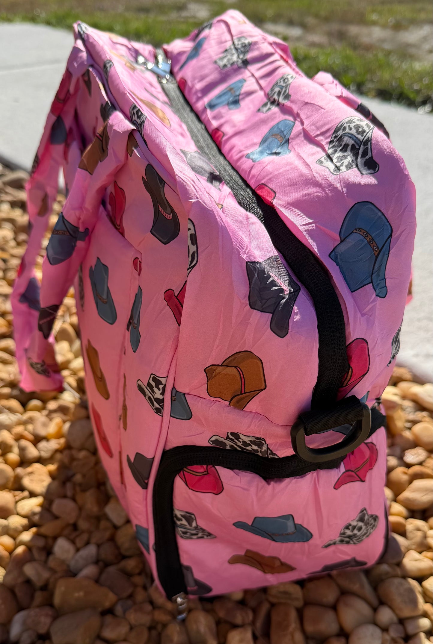 Cowgirl Hats Puffer Duffel Bag