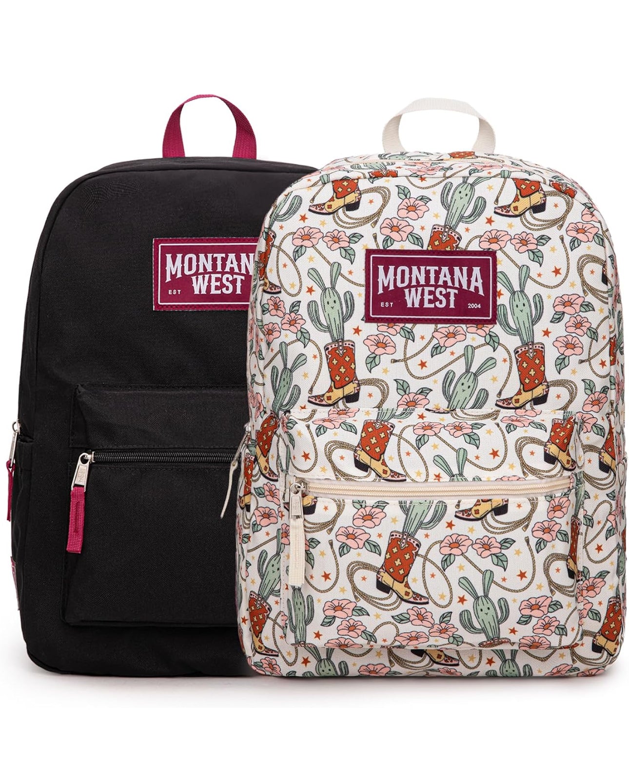 Montana West Cactus Print Backpack-2 PCS Set