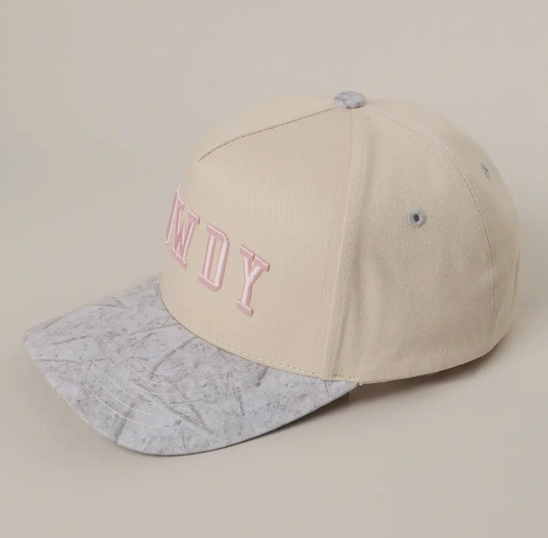 Howdy Embroidered Two-Tone White Camo Trucker Hat