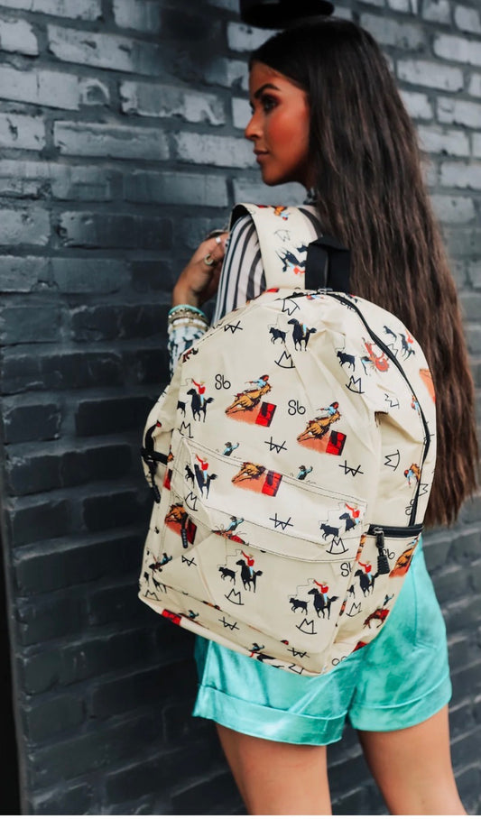 Vintage Cowboy Backpack