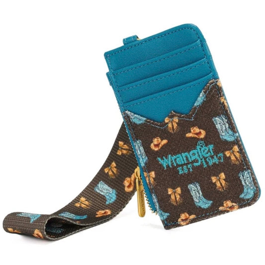 WRANGLER RODEO ICONS WESTERN WRISTLET CARDHOLDER