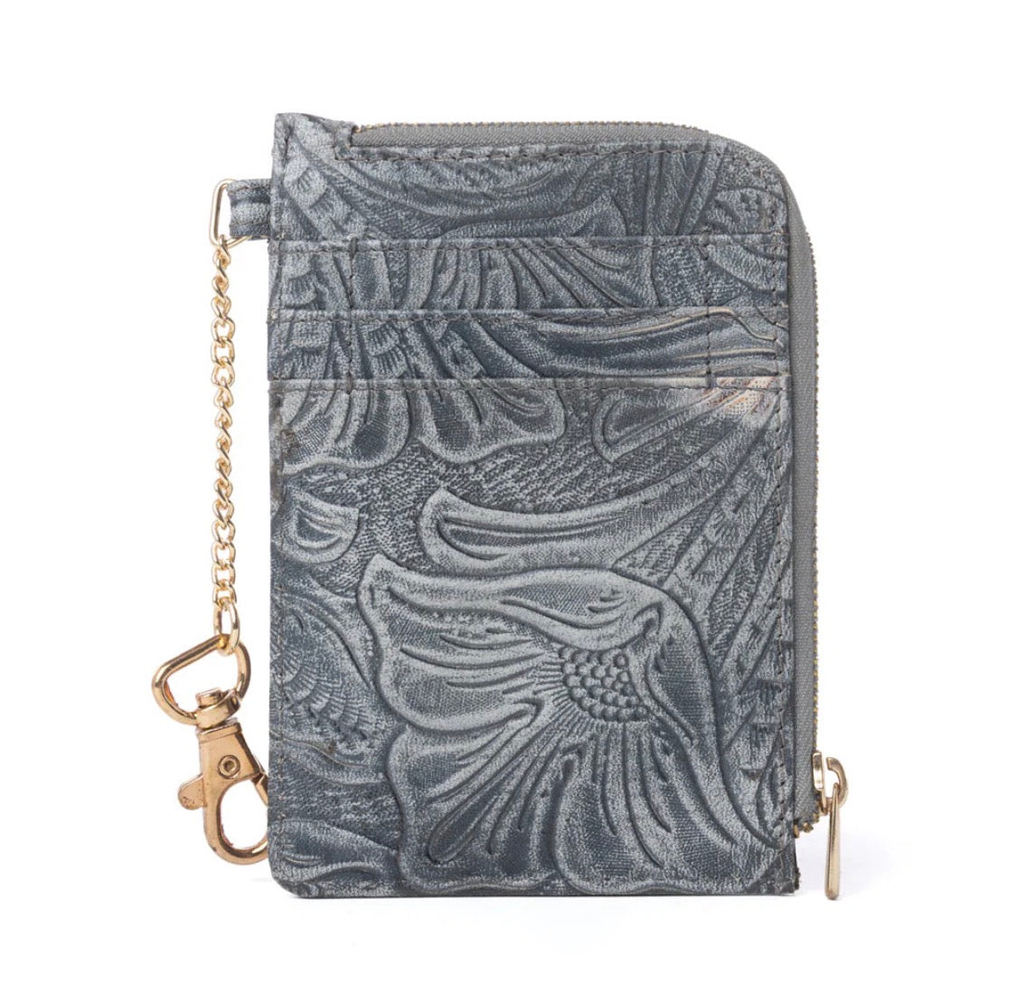 Summer Grove Embossed Leather Credit Card Holder Variant Collection