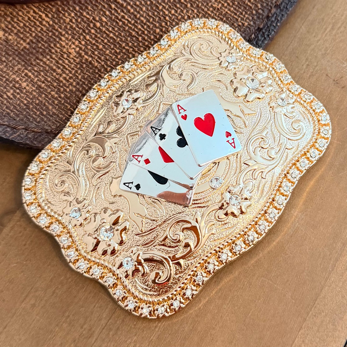 Vegas Cards Metal Buck