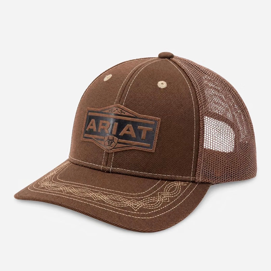 ARIAT VINTAGE LOGO PATCH BROWN